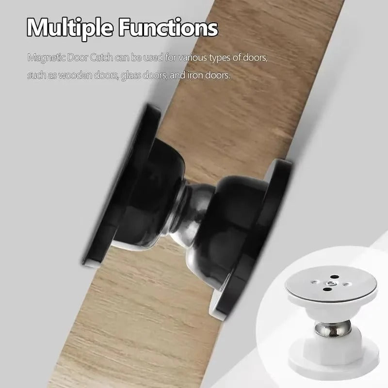 Stainless Steel Magnetic Door Stopper with Strong Grip