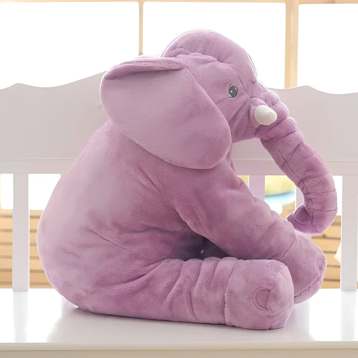 Support Pillow for Lounging and Play - Elephant Plush Design