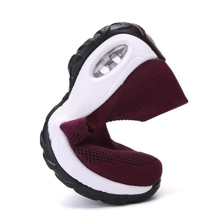 Women's Lightweight Mesh Sneakers Featuring Arch Support and Air Cushion