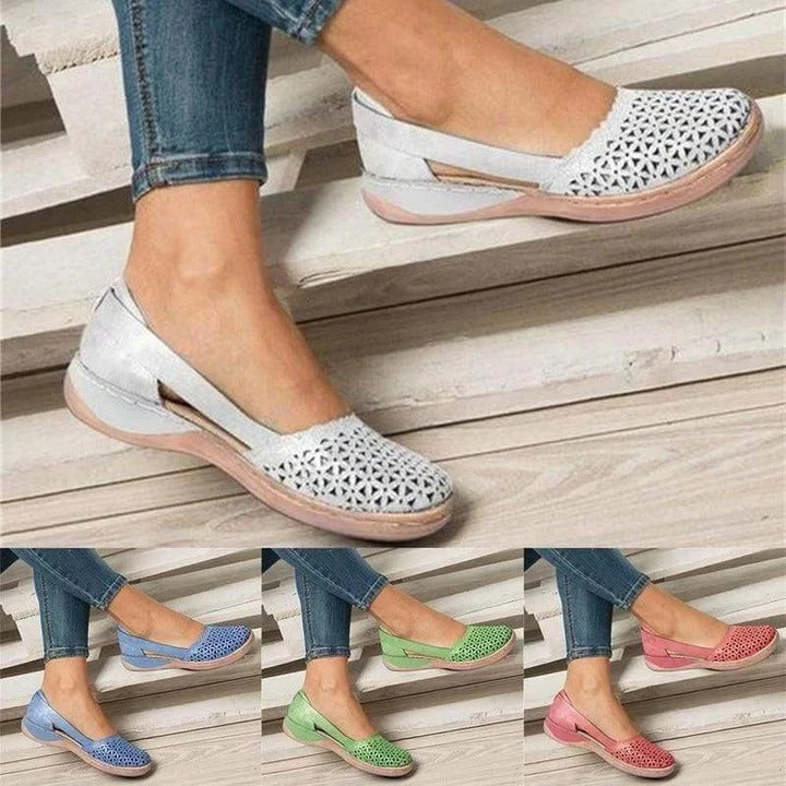 Women’s Casual Flats Featuring Arch Support and Spacious Toe Box