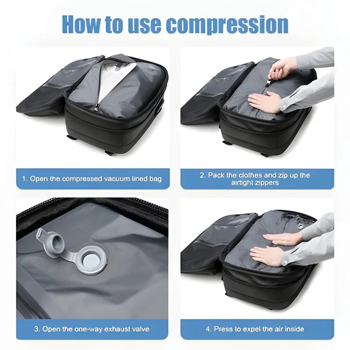Structured Design Backpack featuring Internal Compression System