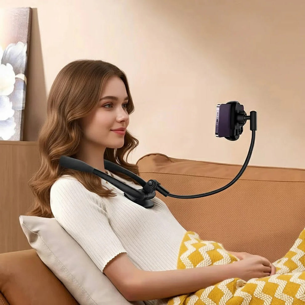 360-Degree Rotating Phone Holder for Desk and Nightstand