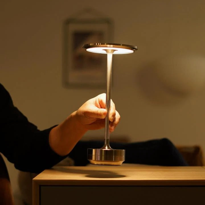 Rechargeable Cordless Table Lamp with Dimmable Light Feature