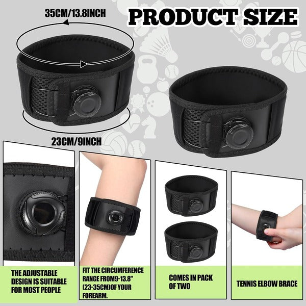 Dial Compression Adjustable Brace for Elbow Support