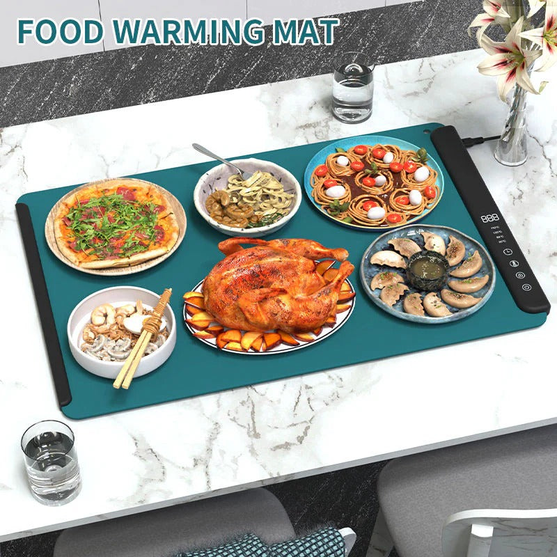 Electric Food Heating Mat – Foldable with Temperature Regulation and Auto Shutoff