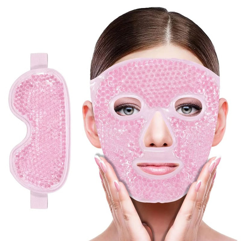 Dual Temperature Therapy Gel Face and Eye Wrap for Swelling Relief