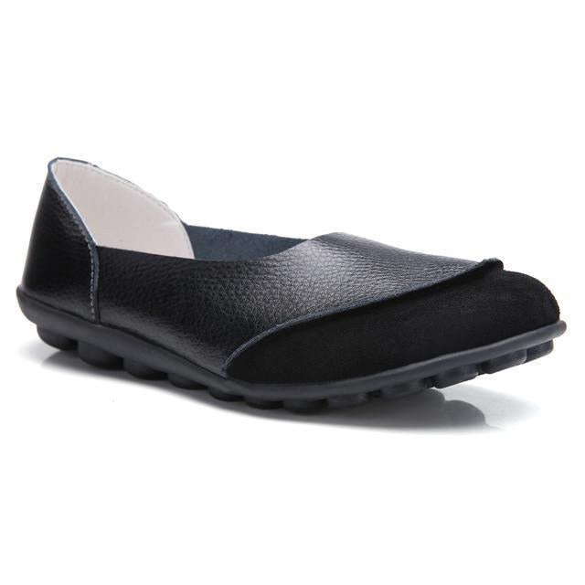 Women's Wide Fit Suede Moccasin Slippers with Comfortable Insole