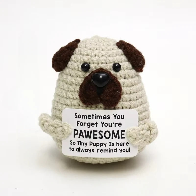 Hedgehog Plush Toy with Affirmation Card for Home Decor and Gifting