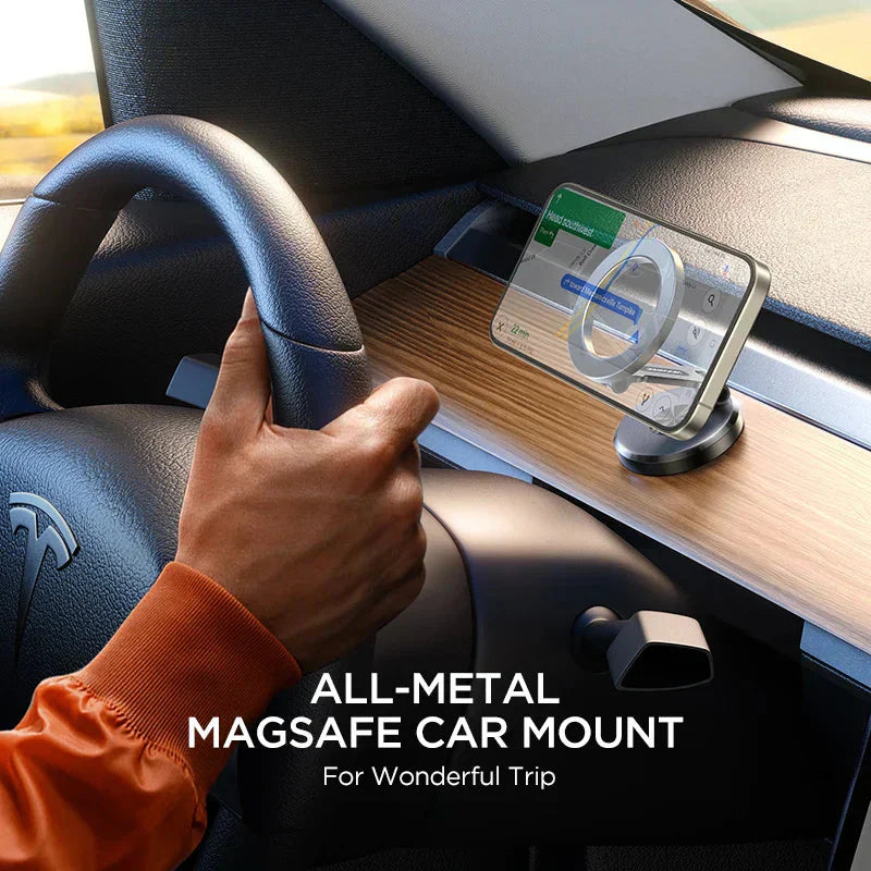 360° Rotating Magnetic Phone Mount for Cars