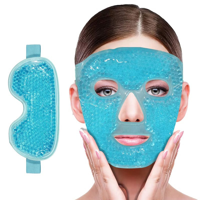 Dual Temperature Therapy Gel Face and Eye Wrap for Swelling Relief