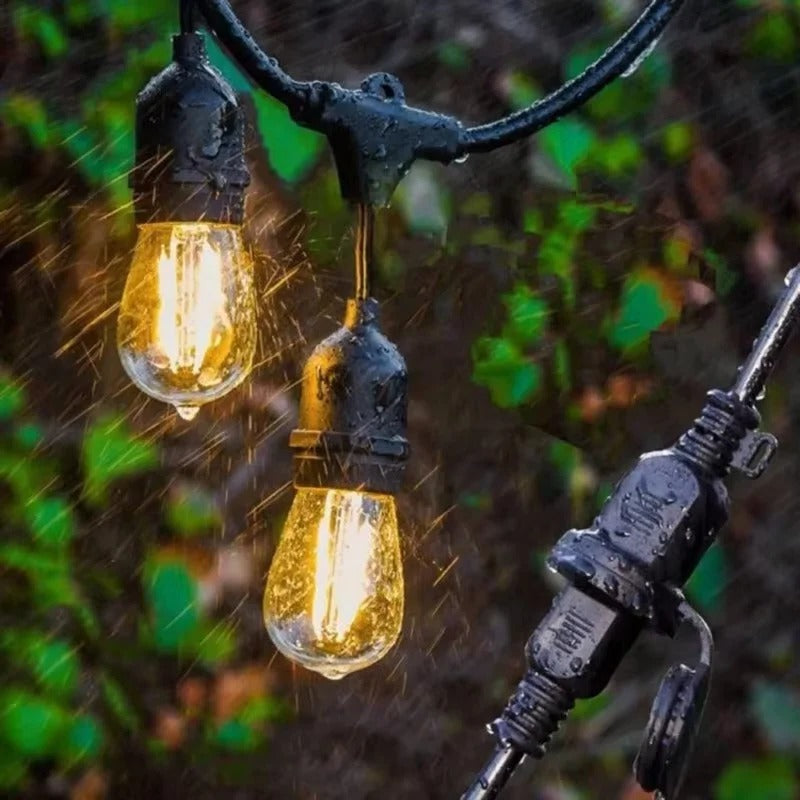 Waterproof Outdoor String Lights with Bright LED for Garden Decor