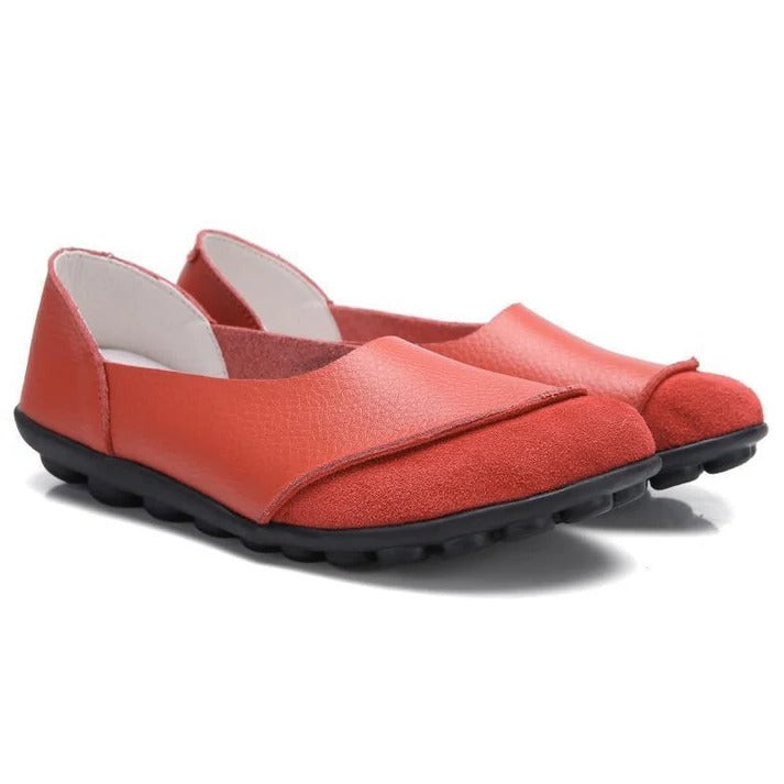 Women's Wide Fit Suede Moccasin Slippers with Comfortable Insole