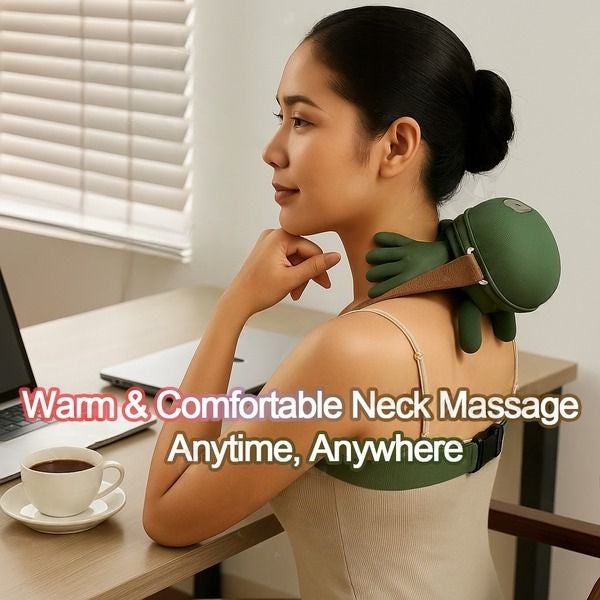 Electric Neck, Shoulder, and Back Massage Shawl – Wireless Kneading Comfort
