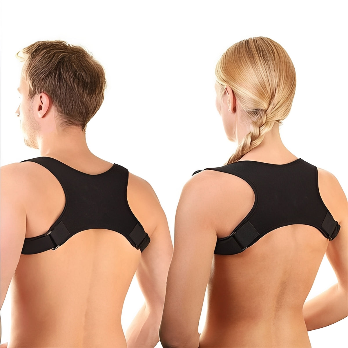 Shoulder and Upper Back Support Brace with Adjustable Fit