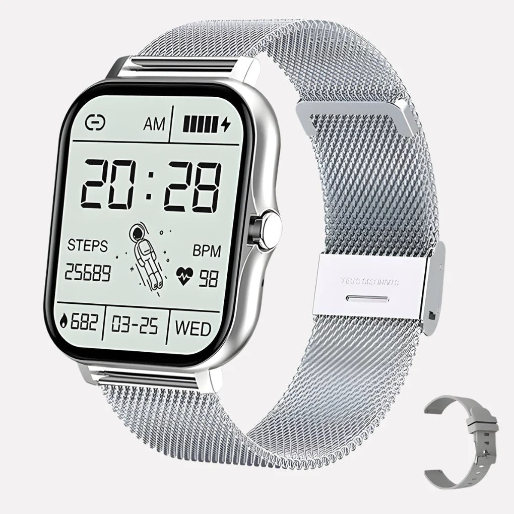 Smartwatch with GPS and Emergency Fall Detection for Daily Use