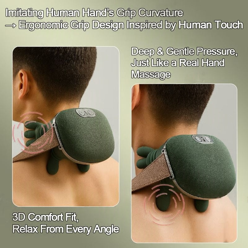 Electric Neck, Shoulder, and Back Massage Shawl – Wireless Kneading Comfort