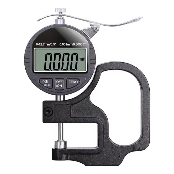LCD Digital Thickness Meter with Metric and Imperial Measurement