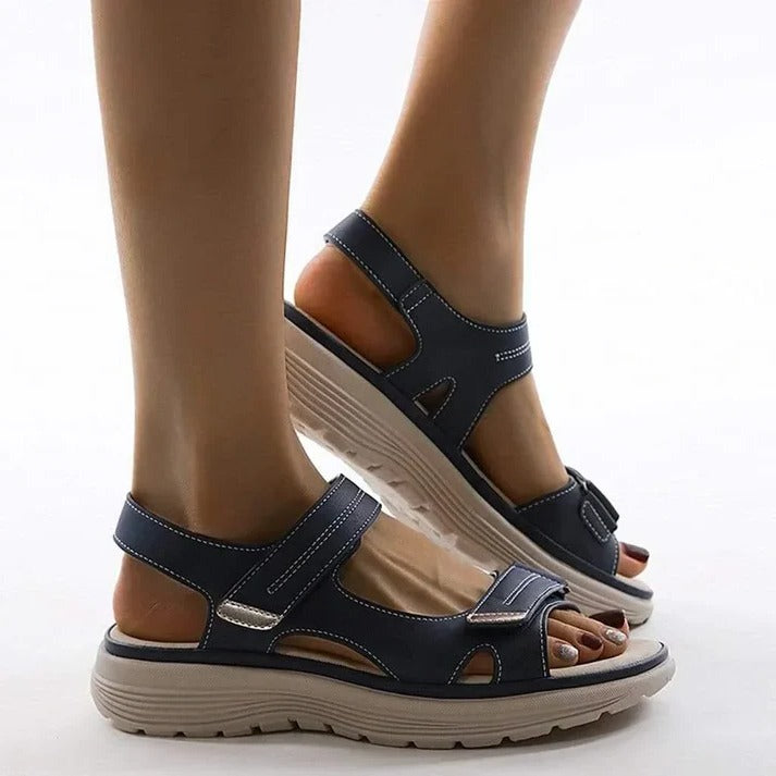 Open-Toe Sandals for Active Use Featuring Arch Support
