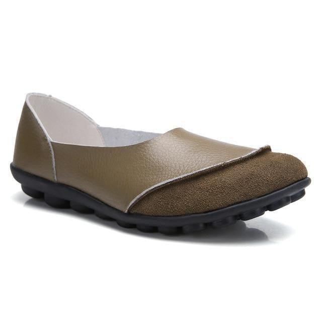 Women's Wide Fit Suede Moccasin Slippers with Comfortable Insole