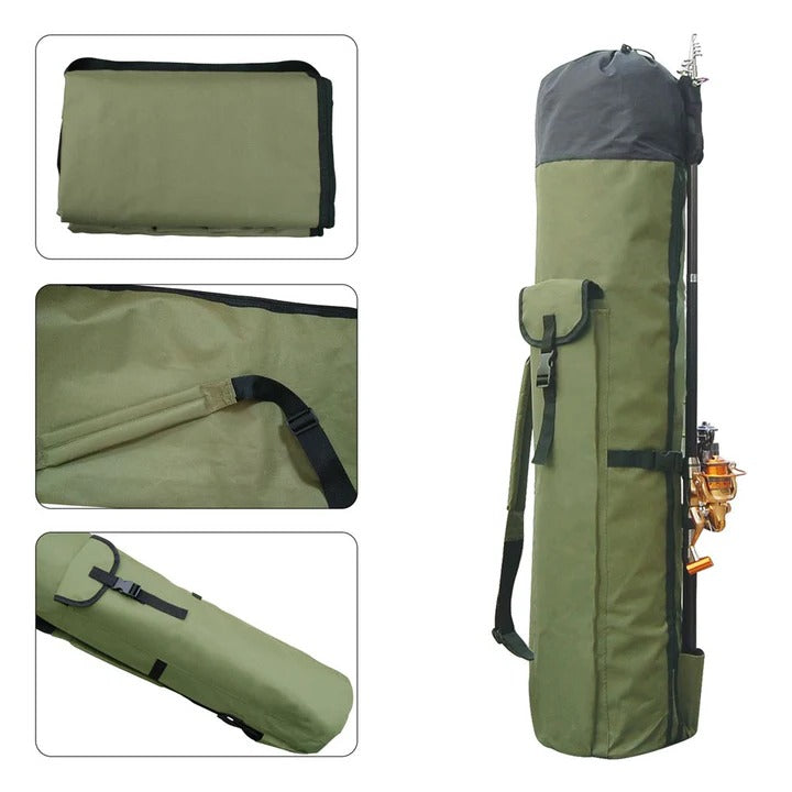 Tackle Storage Fishing Rod Bag for Easy Transport