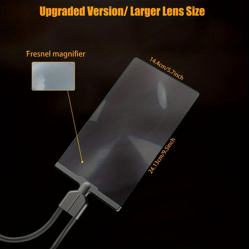 Neck Magnifier with Adjustable Lens for Reading and Crafts