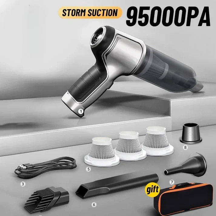 Portable Cordless Vacuum for Home and Car Cleaning