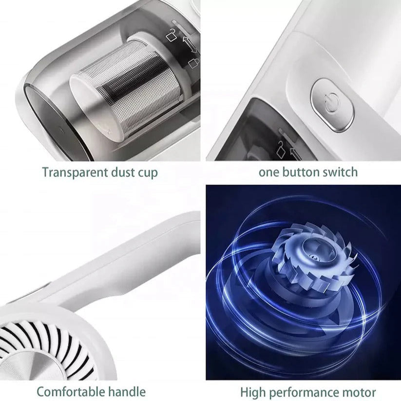 Portable UV Vacuum Cleaner for Mattresses – 10000Pa Suction Power