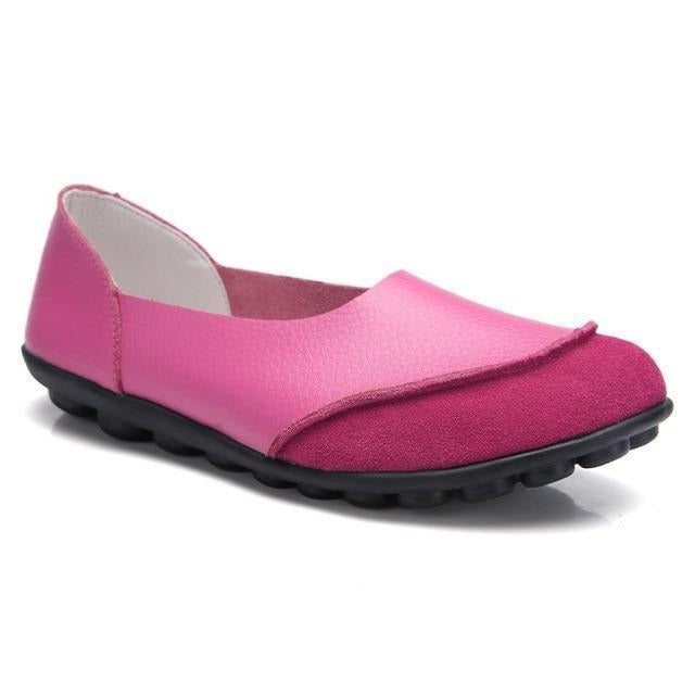 Women's Wide Fit Suede Moccasin Slippers with Comfortable Insole