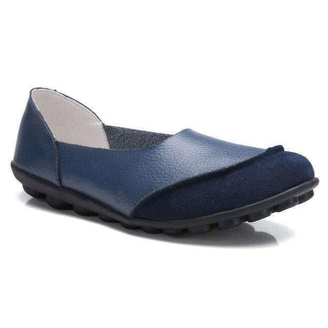 Women's Wide Fit Suede Moccasin Slippers with Comfortable Insole
