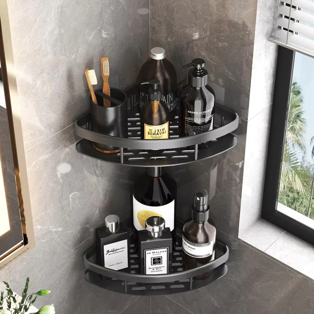 Corner Shower Organizer for Bathroom Space Saving