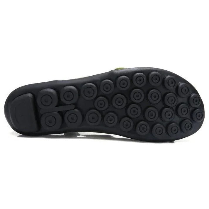 Women's Wide Fit Suede Moccasin Slippers with Comfortable Insole