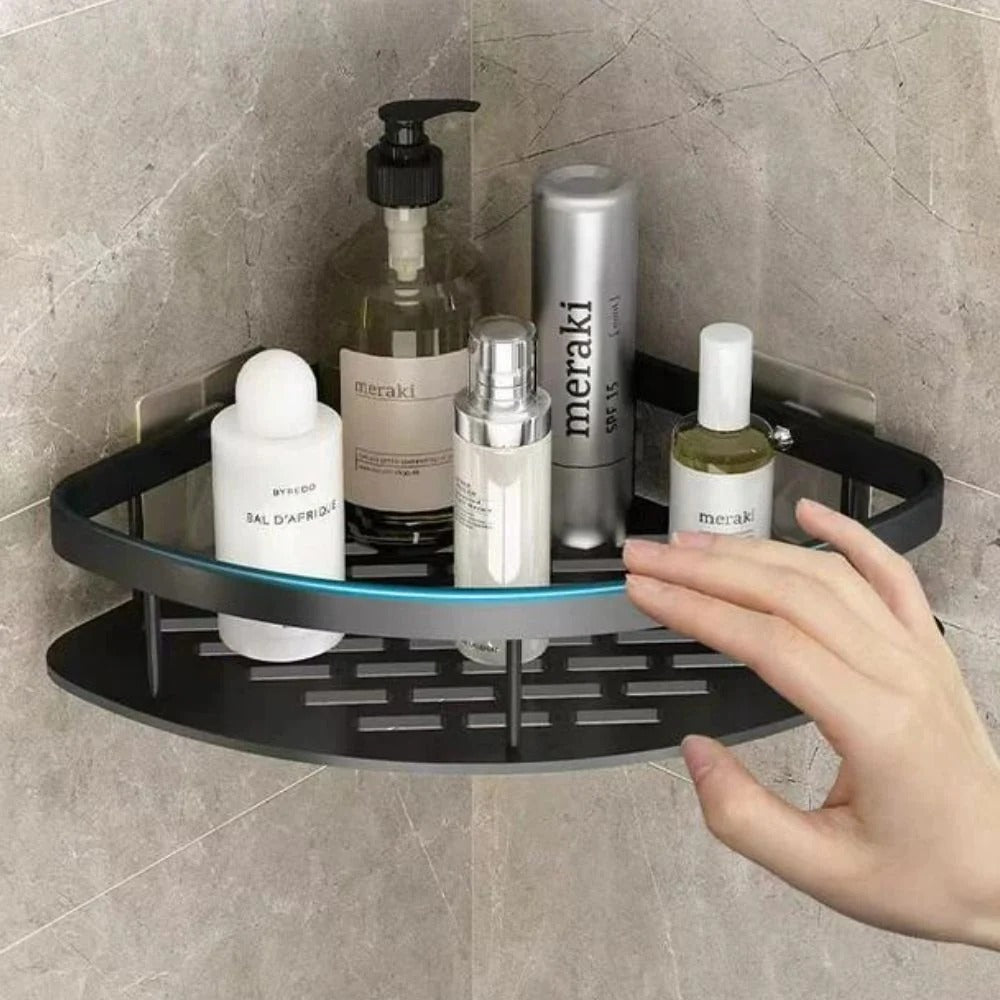 Corner Shower Organizer for Bathroom Space Saving