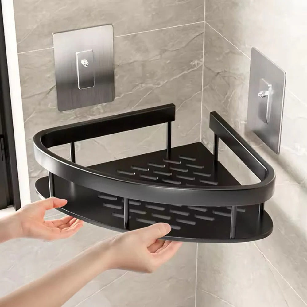 Corner Shower Organizer for Bathroom Space Saving
