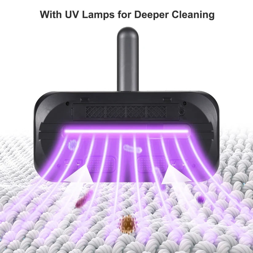Wireless UV Mattress Vacuum with 8000Pa Suction Power and HEPA Filter