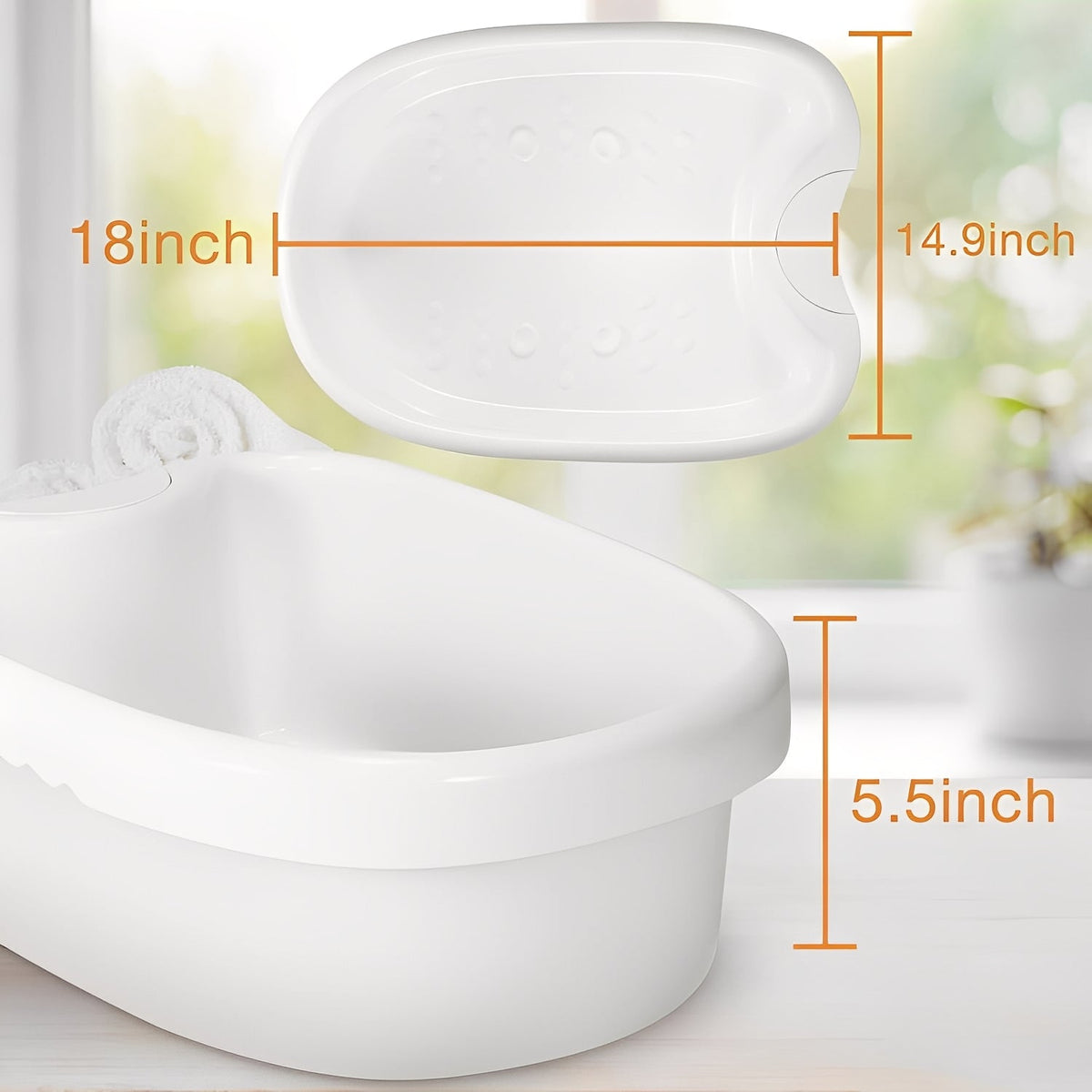 Spa Treatment Foot Soaking Tub Basin