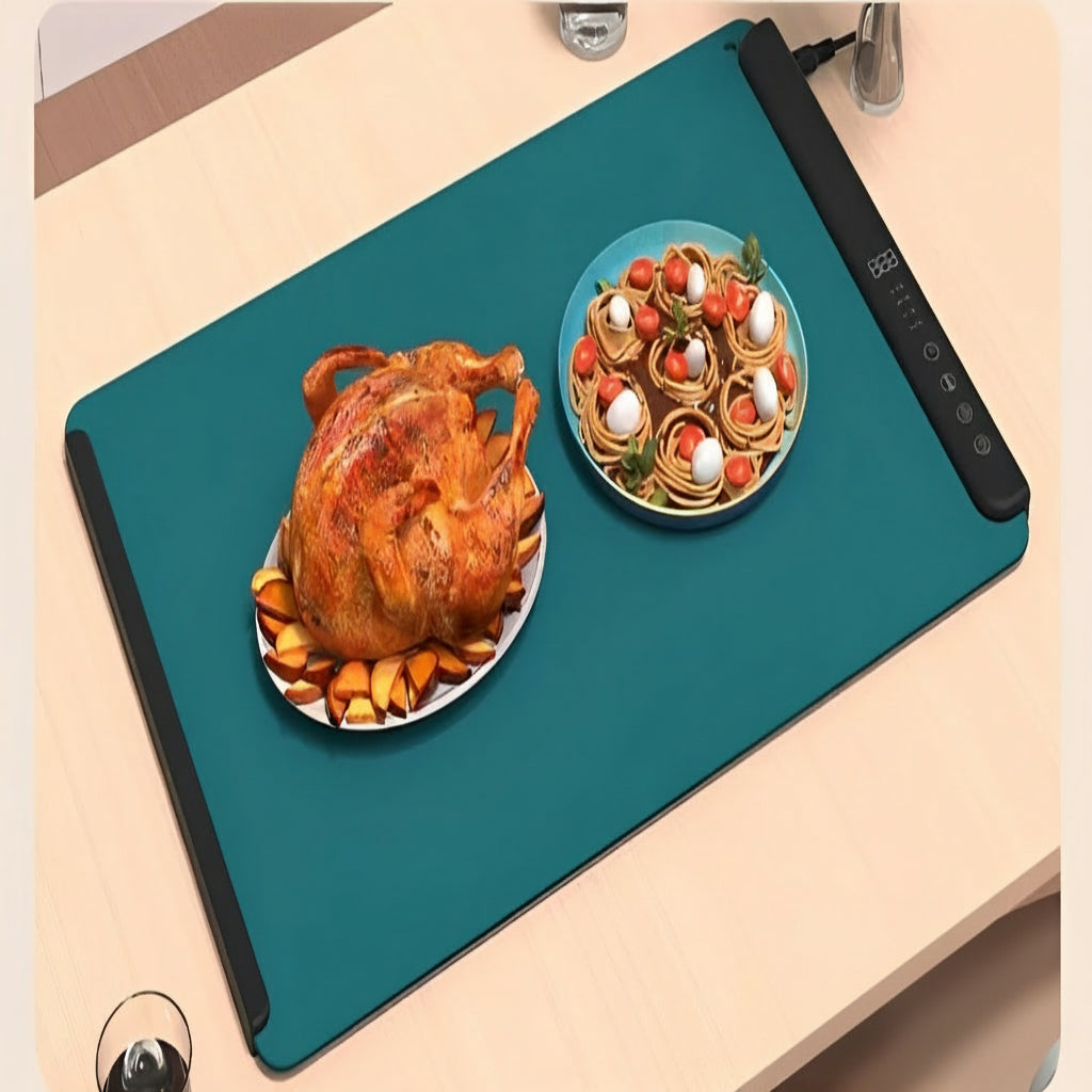 Electric Food Heating Mat – Foldable with Temperature Regulation and Auto Shutoff