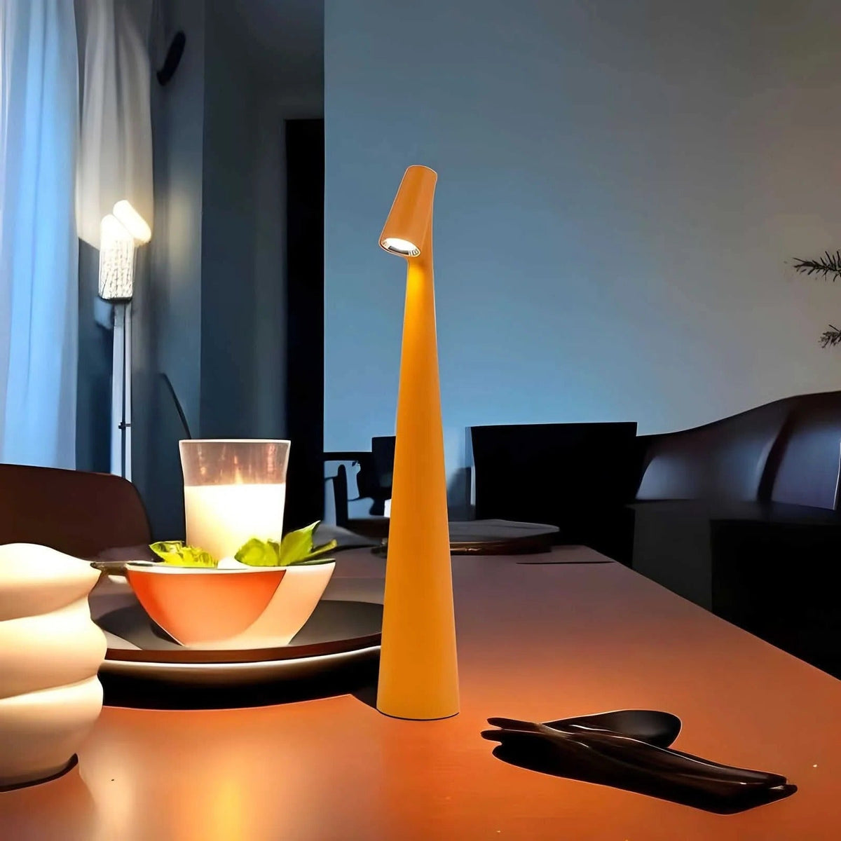 USB Charging Aluminum Desk Lamp – Cordless with 3 Brightness Levels