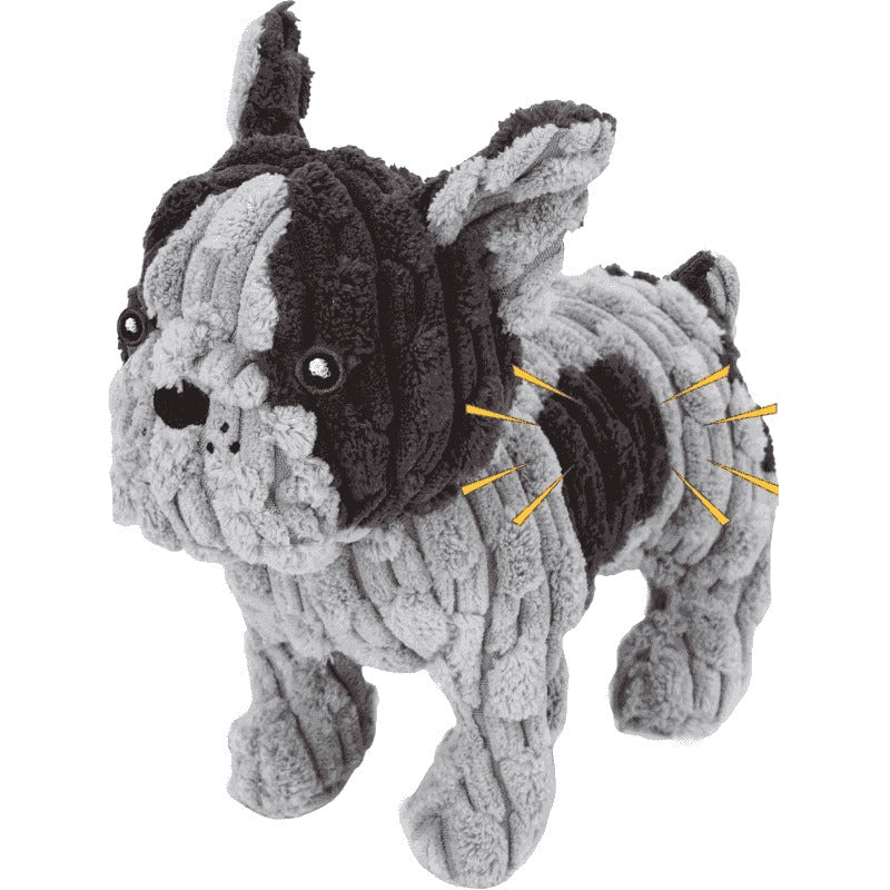 Chewable Dog Toy in Octopus Shape with Squeaker and Crinkle Fabric