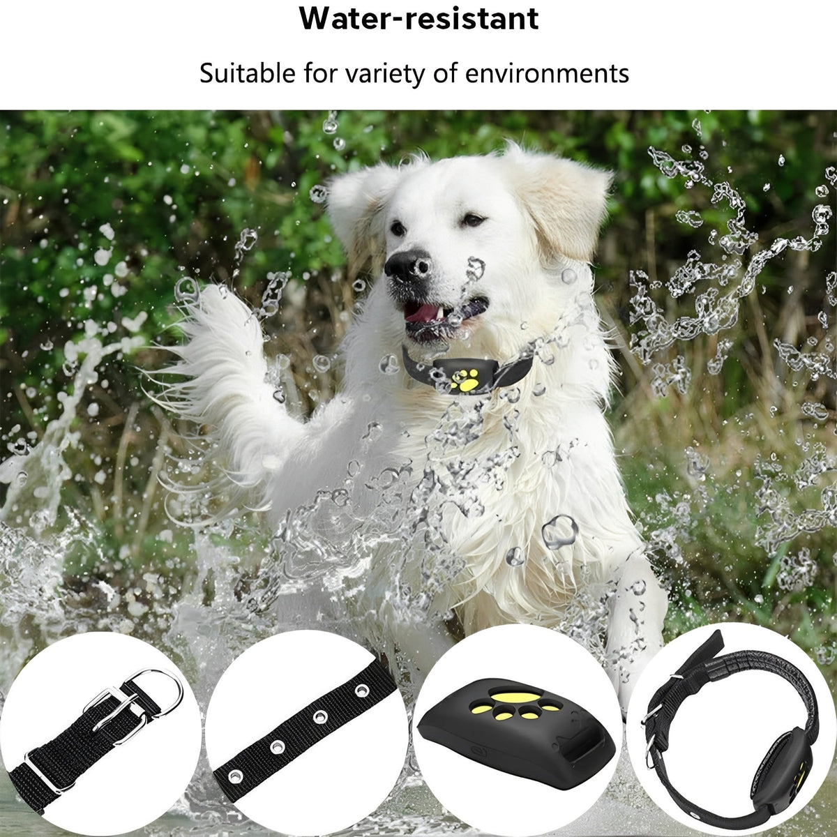 Real-Time Tracking GPS Collar for Pets with Geo-Fence Notifications