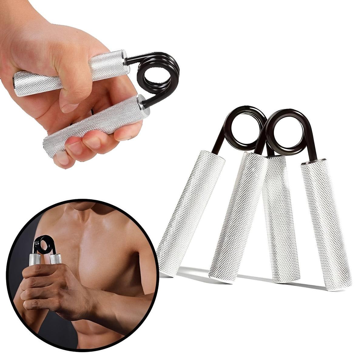 Hand Grip Strength Trainer with Adjustable Resistance 100 to 350 Lb