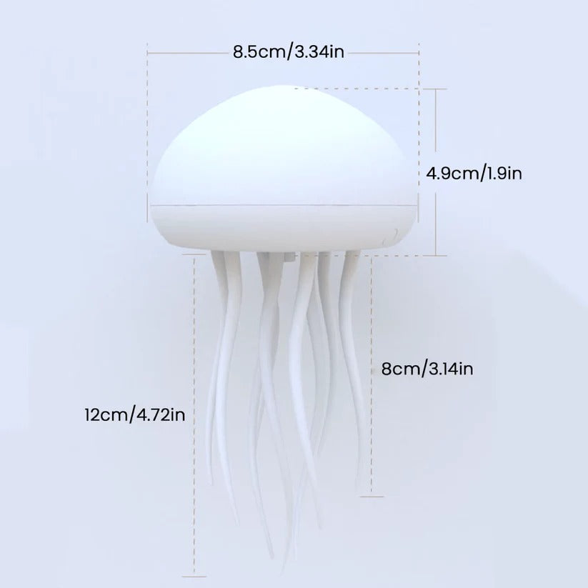 Voice-Activated LED Jellyfish Lamp with Color-Change Feature