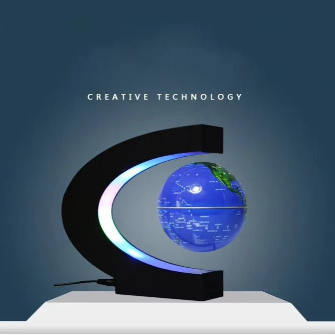 Floating Globe with Magnetic Levitation for Home or Office Use, 3 Inch