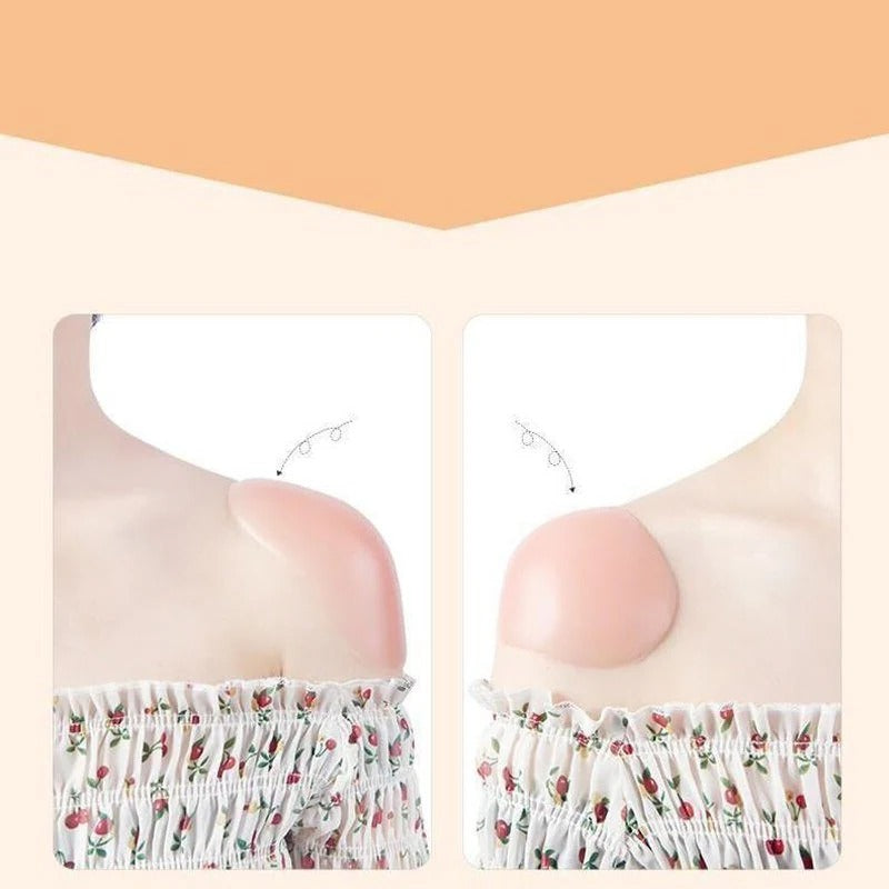 Non-Slip Silicone Grip Shoulder Pads for Women's Comfort