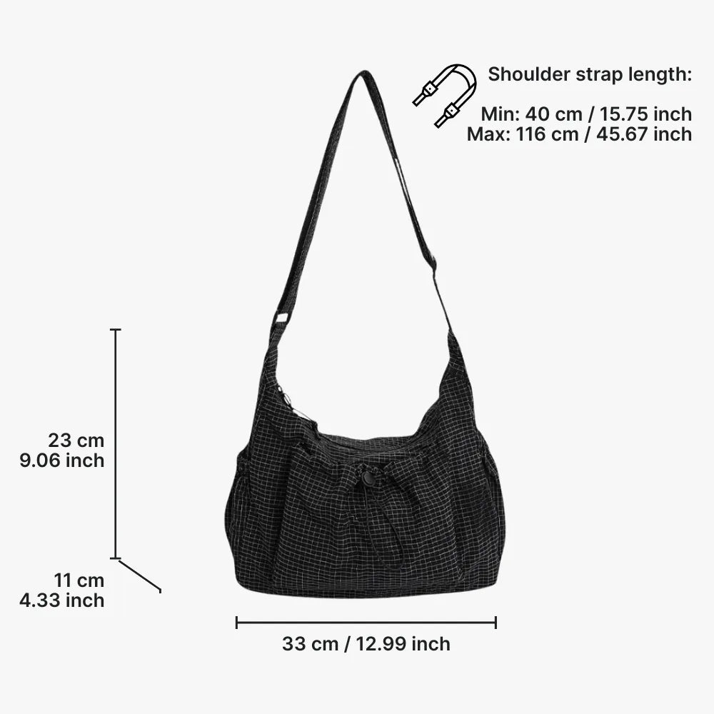 Waterproof Nylon Crossbody Bag