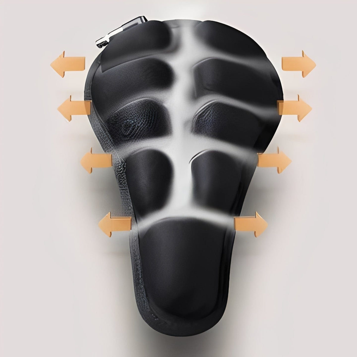 3D Air Pocket Design Inflatable Bike Seat Cushion
