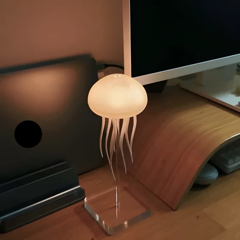 Voice-Activated LED Jellyfish Lamp with Color-Change Feature