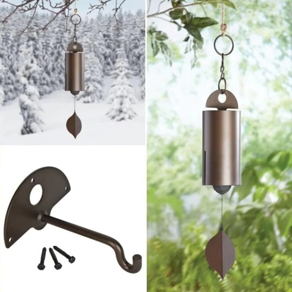 Bronze-Finished Aluminum Wind Chime for Indoor and Garden Décor