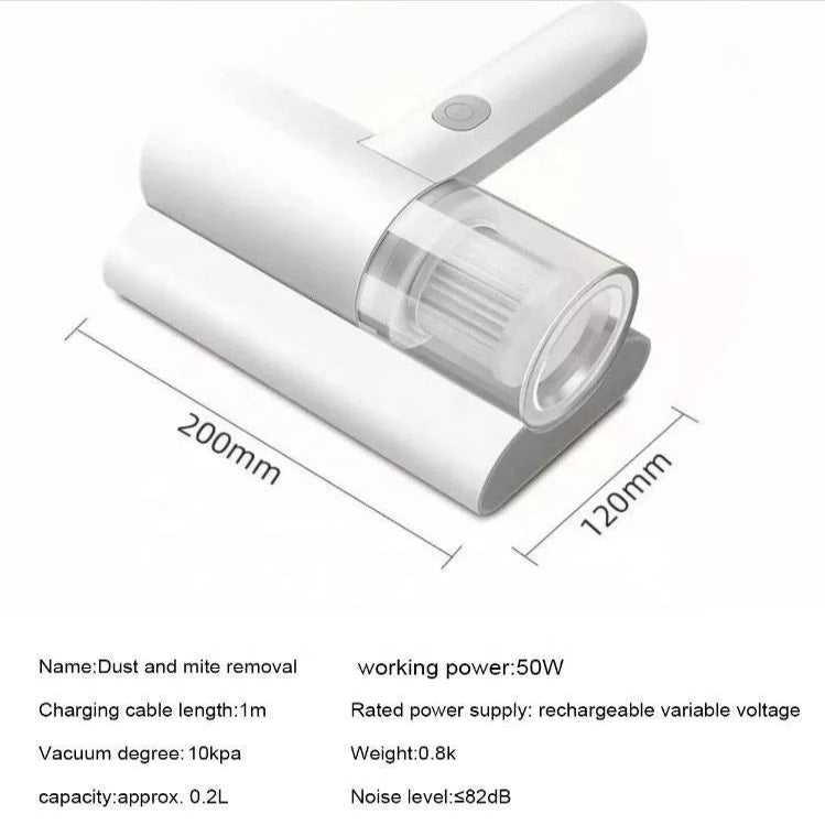 Portable UV Vacuum Cleaner for Mattresses – 10000Pa Suction Power