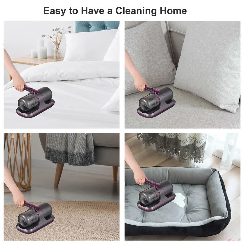 Wireless UV Mattress Vacuum with 8000Pa Suction Power and HEPA Filter