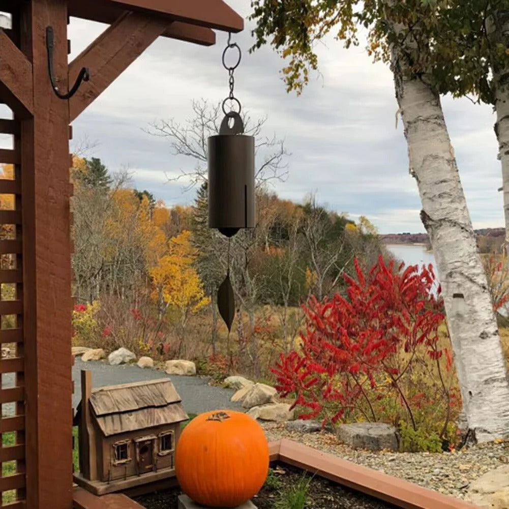 Bronze-Finished Aluminum Wind Chime for Indoor and Garden Décor